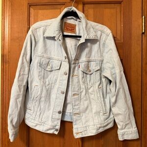 Levi’s oversized light wash denim Jean jacket